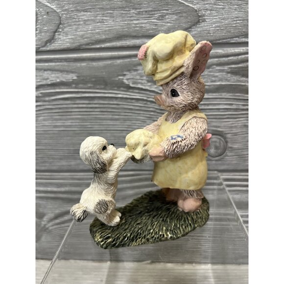 Vintage Albert Price Pig Chef and Puppy Dog Ceramic Figurine Country Kitsch - Picture 3 of 9